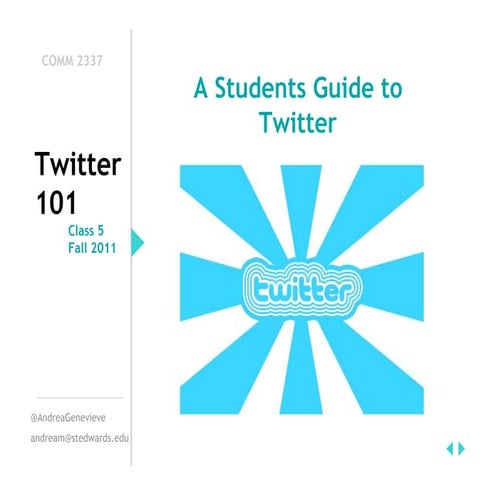 Twitter for PR Students