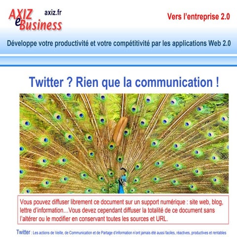 Twitter : présentation usages professionnels en français