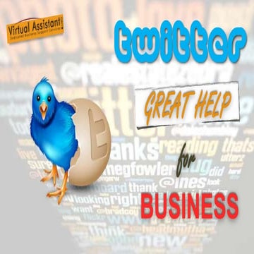 Twitter: Great Help for Business