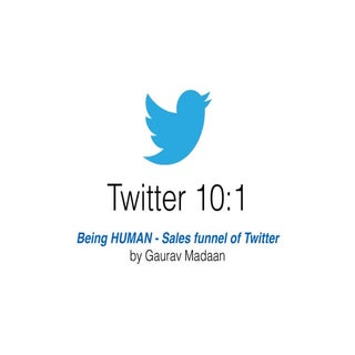 Twitter 10 1 rule - Sales funnel de...