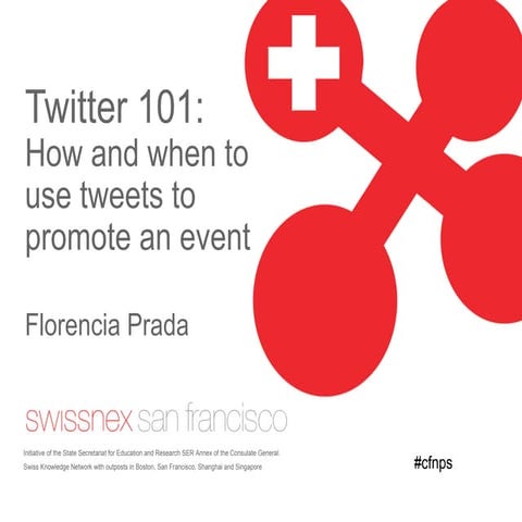 Twitter 101 - Using Twitter to promote your events