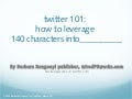 Twitter 101 | Social Media for Beginners  By Barbara Rozgonyi