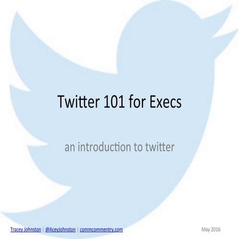 Twitter 101 for execs