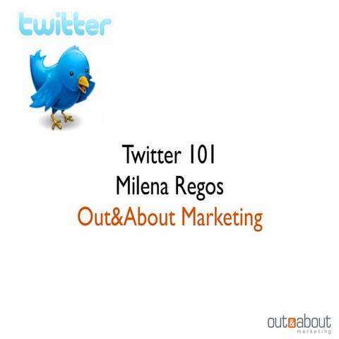 Twitter 101 presentation