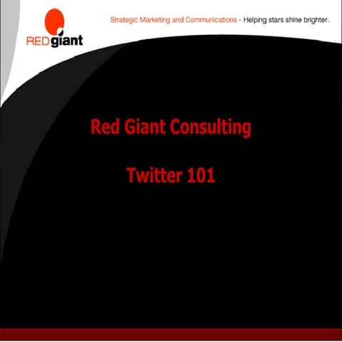 Twitter 101 red giant