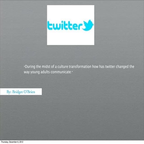 Questionnaire on Twitter | PDF