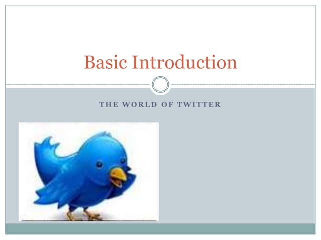 Twitter &amp; Tweets