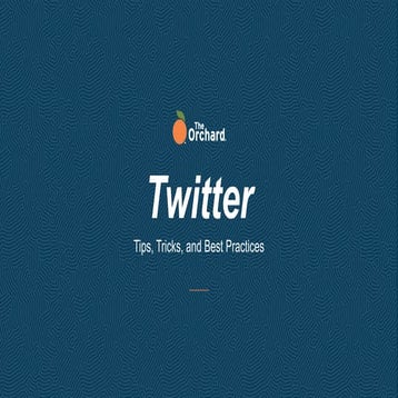Twitter 2021 Best Practices