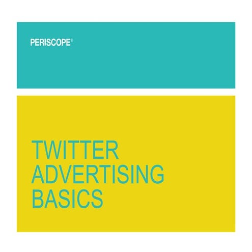 Twitter ad basics august 2013