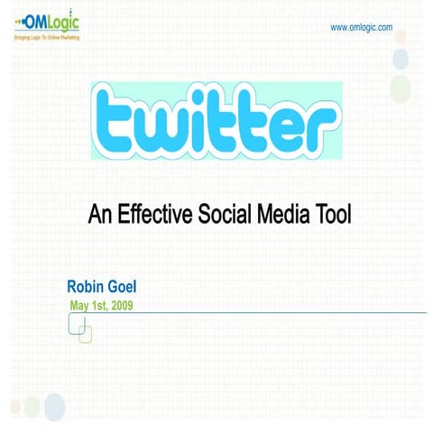 Twitter And Its Tools By Robin
