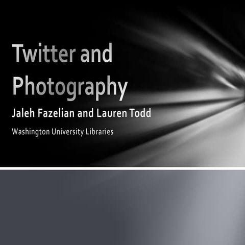 Twitter and Photography 