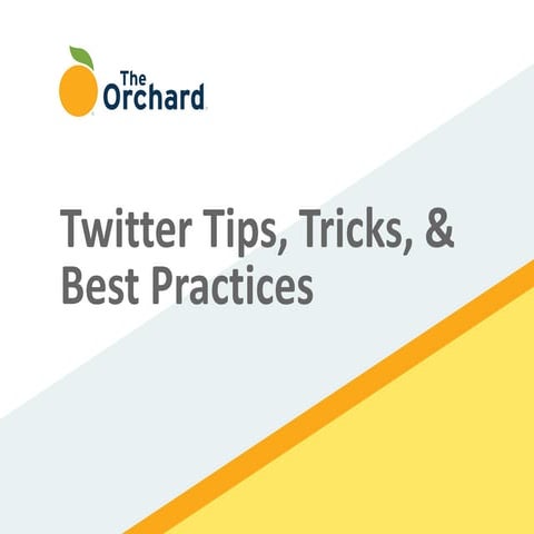 Twitter Best Practices