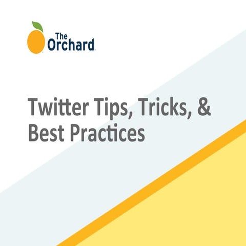 Twitter Best Practices 2016