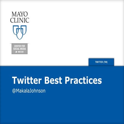 Twitter Best Practices 