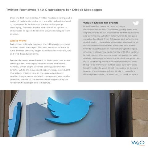 Twitter Removes 140-Character Limit for Direct Messages