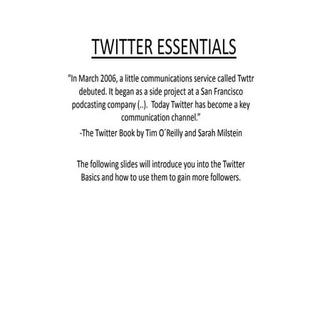 Twitter Handbook 