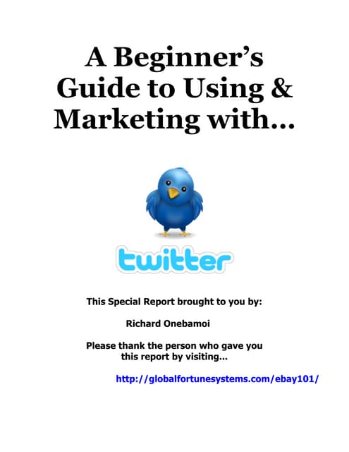 Twitter Fast Start