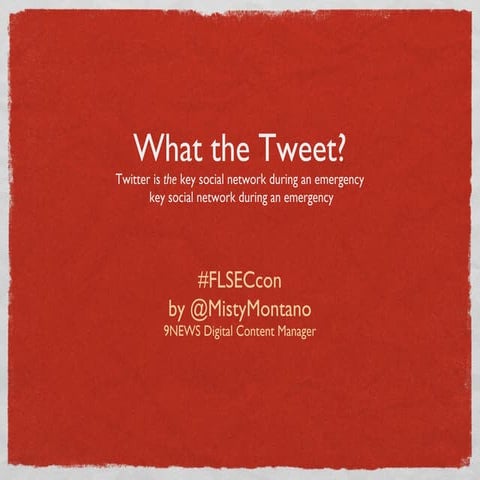 What the Tweet? Beyond Twitter basics.