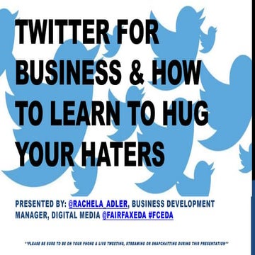 Twitter for Business & How Hugging Your Hater Helps