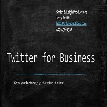 Twitter for business