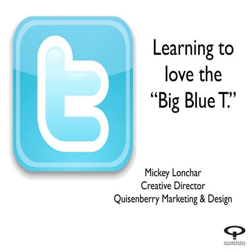 Twitter for business seminar deck