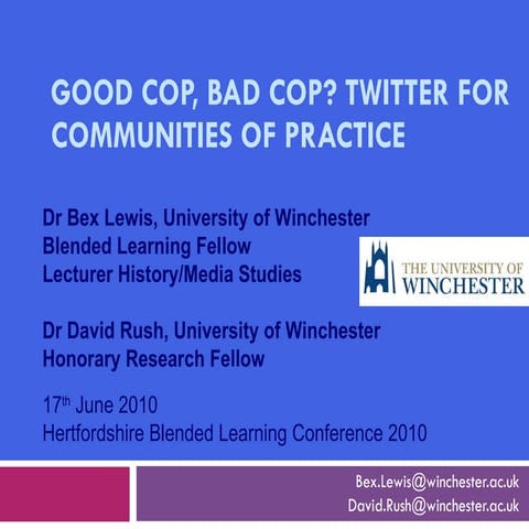 Twitter for co p   bex lewis & david rush