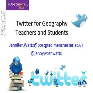 Twitter for geography teachers and ...