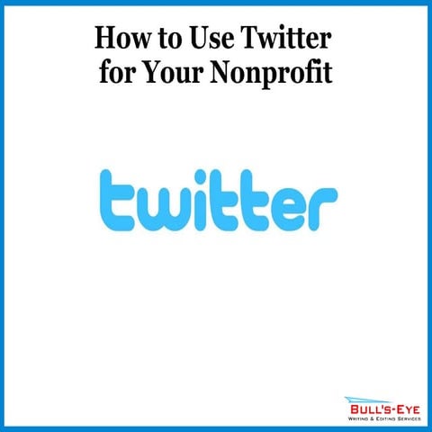 Twitter for Nonprofits
