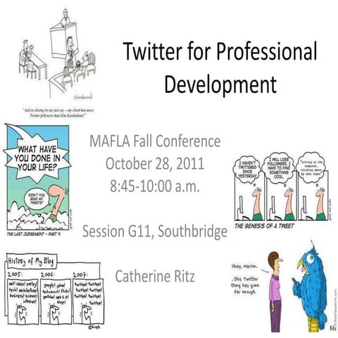 Twitter for Professional Development