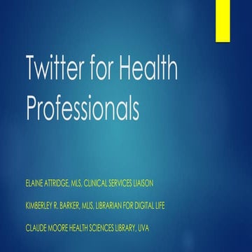 Twitter for Professionals