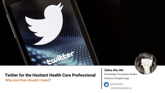 Twitter for the hesitant health care professional