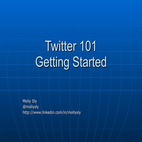 Twitter General Basics June 2009