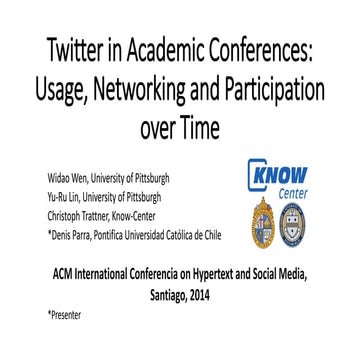 Twitter in Academic Conferences