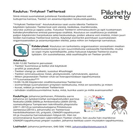 Twitter-koulutus yrityksille