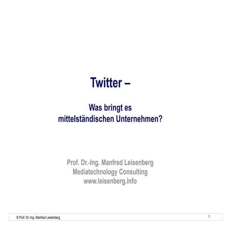 Twitter for Enterprises