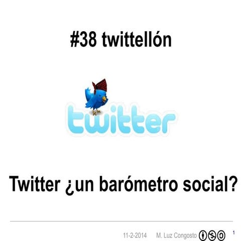 #38 Twitterllon: Twitter ¿un barómetro social?