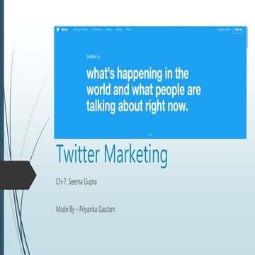 Twitter marketing