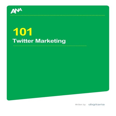 Twitter Marketing 101