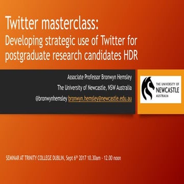 Twitter at an SLP/SLT Conference | PPTX