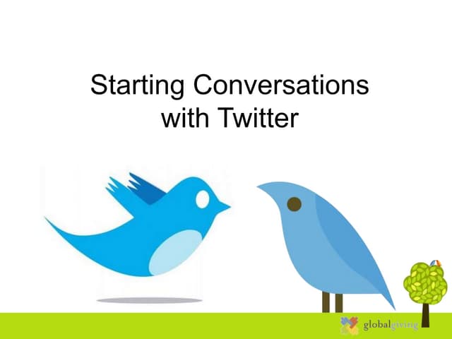 Twitter powerpoint - beginner