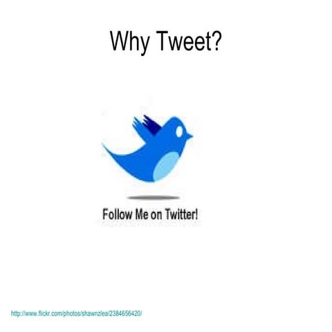 Why Tweet?