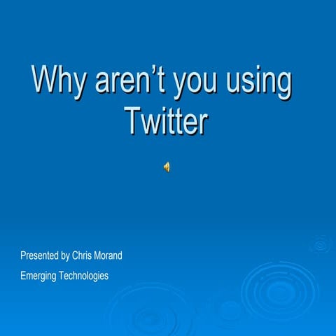 Twitter Presentation 2.0