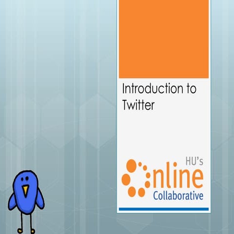 Introduction to Twitter (HUOC SM101 Spring 2012)