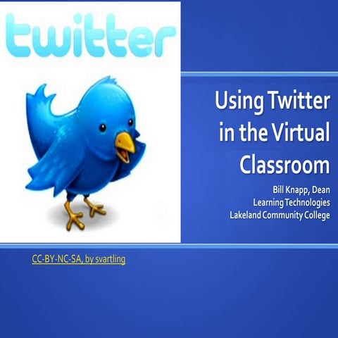 Twitter for Teaching & Learning