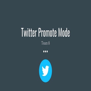 Twitter Promote Mode