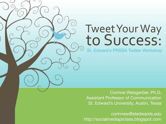 PRSSA Twitter Workshop