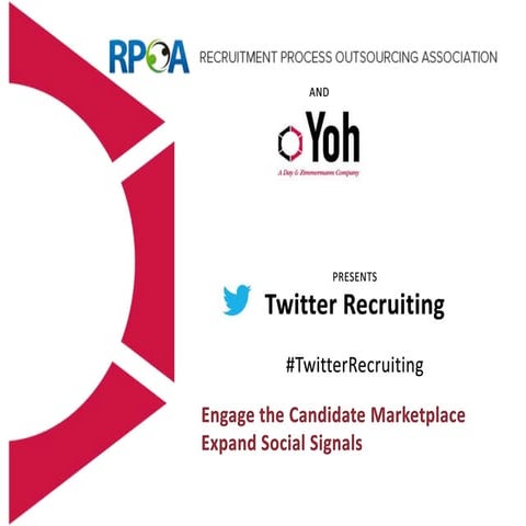 Find and recruit qualified candidates with Twitter