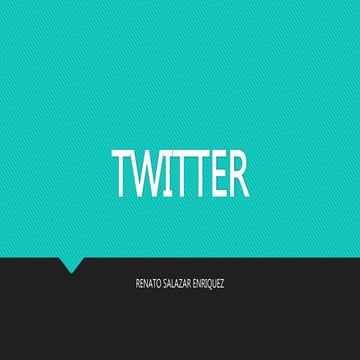 Historia del twitter | PPTX