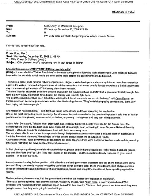Hillary Clinton's email: Twitter revolution