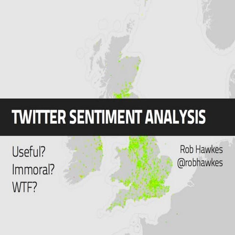 Twitter Sentiment Analysis - Mozilla Brown Bag Talk
